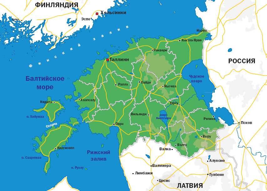 Эстония на карте мира: где находится республика и ее столица, каковы политические интересы государства и экономические отношения с русскими, что посмотреть туристу?