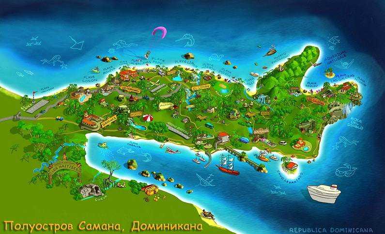 Лучшие курорты доминиканы на карибском море и атлантическом океане