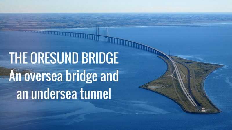 Эресуннский мост-тоннель между швецией и данией