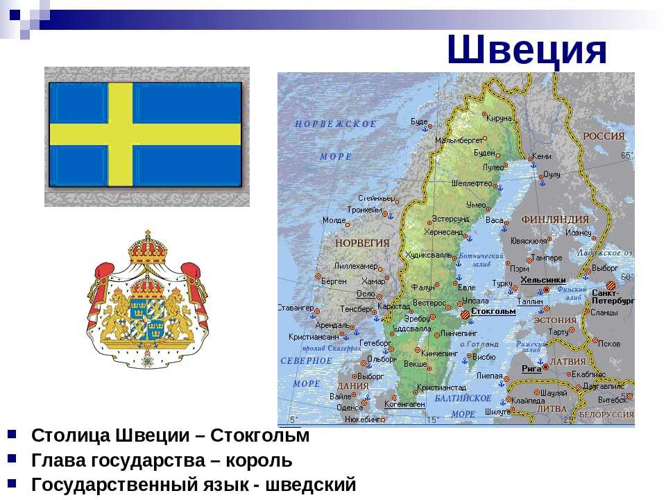 Список скандинавских стран, входящих в состав полуострова