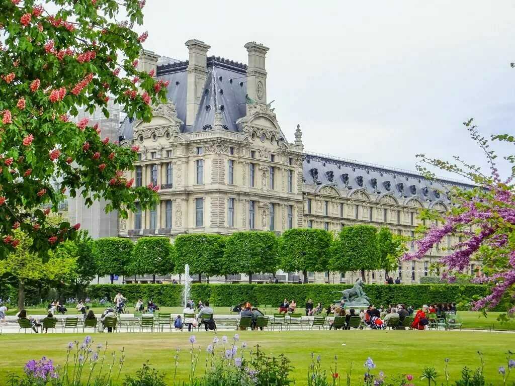 Сад тюильри – парковая зона в самом сердце парижа. фото