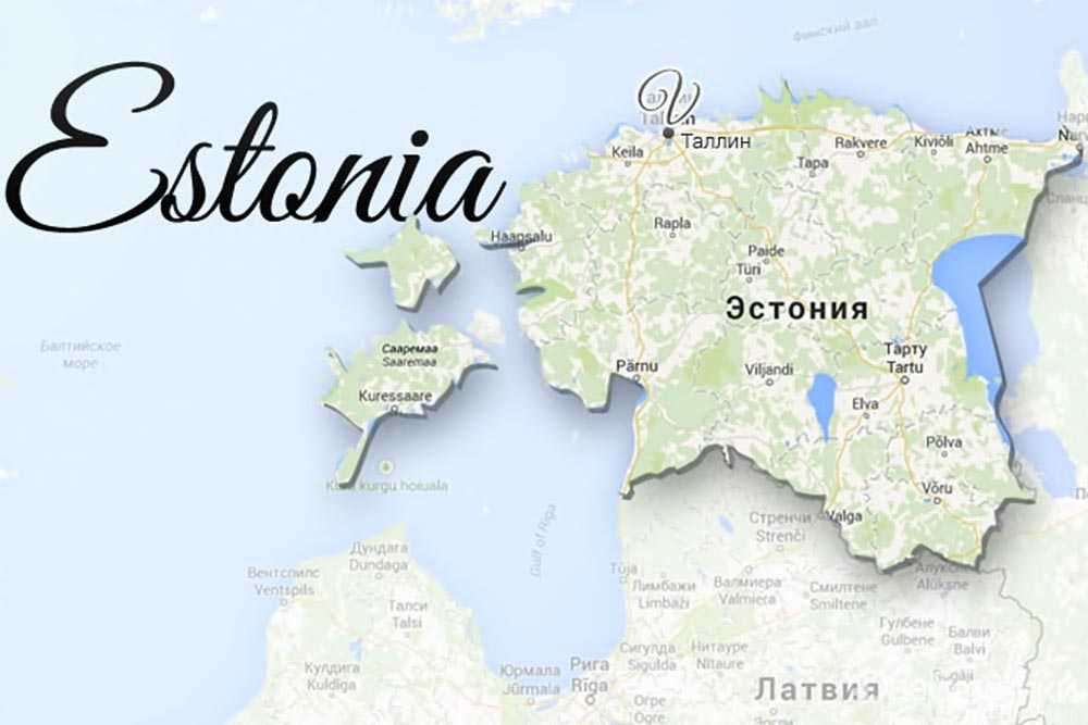 Карты эстонии