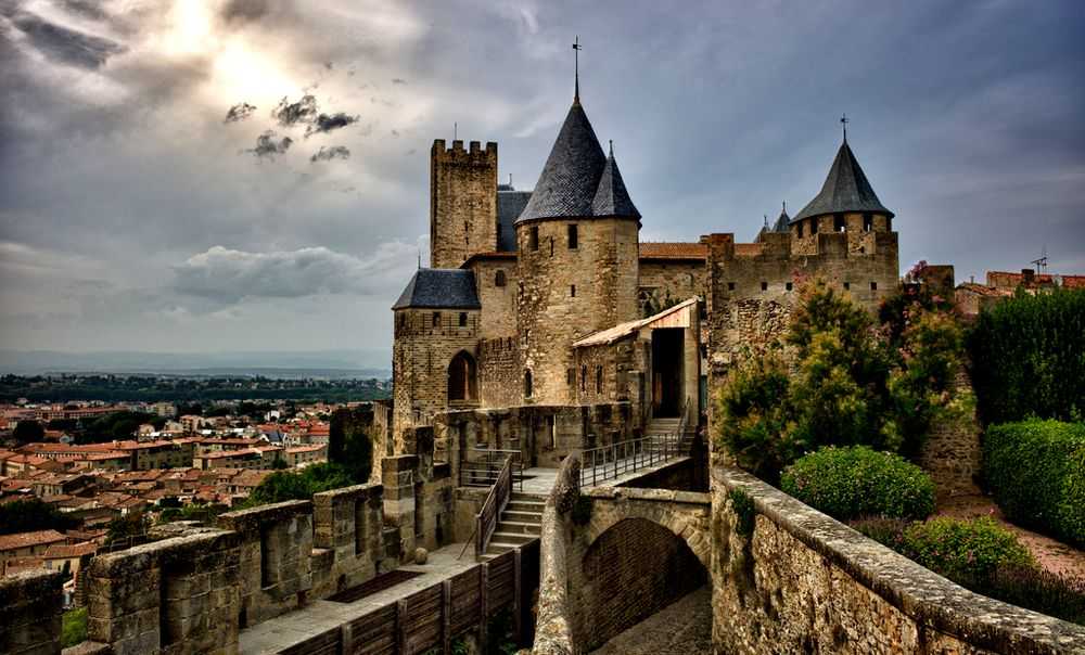 Замок каркассон во франции