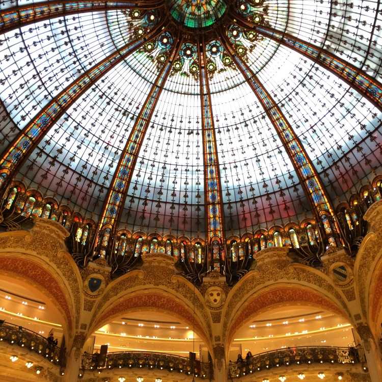 Галерея лафайет в париже | париж и франция