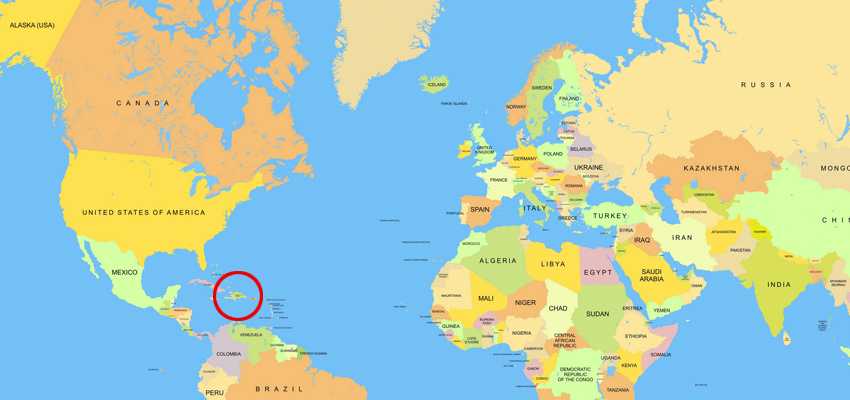Все о доминикане. где находится доминикана на карте мира?