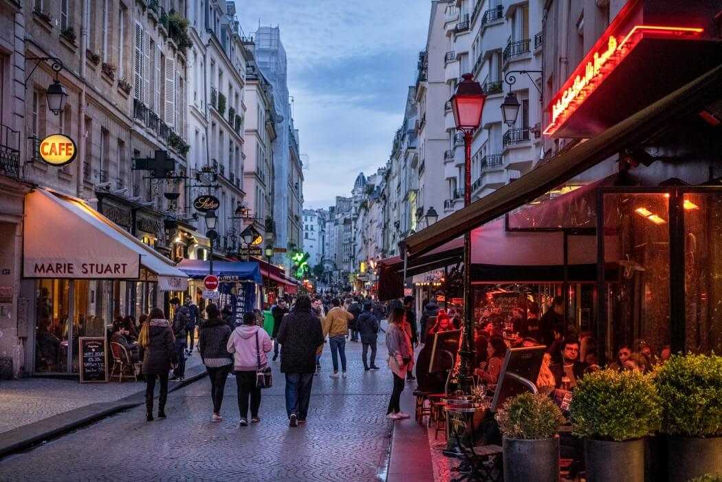 Улицы парижа реальные
