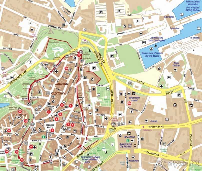Карты эстонии. подробная карта эстонии на русском языке с курортами и отелями