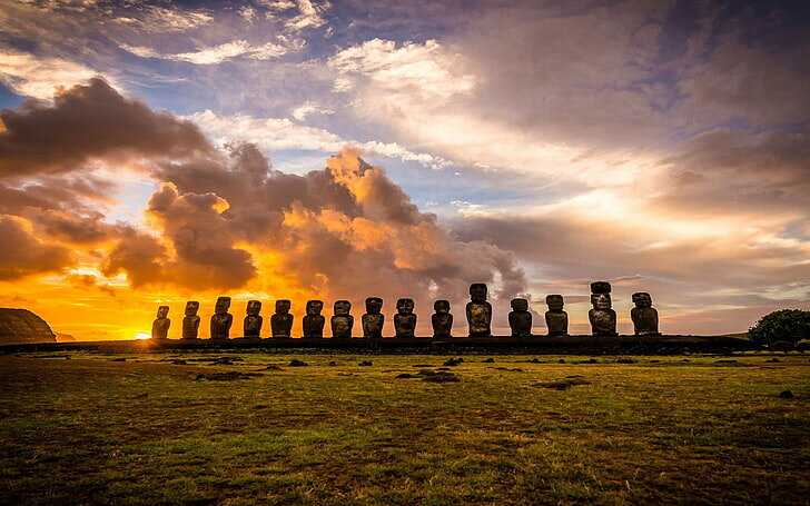 Статуи моаи – свидетели древней цивилизации на острове пасхи