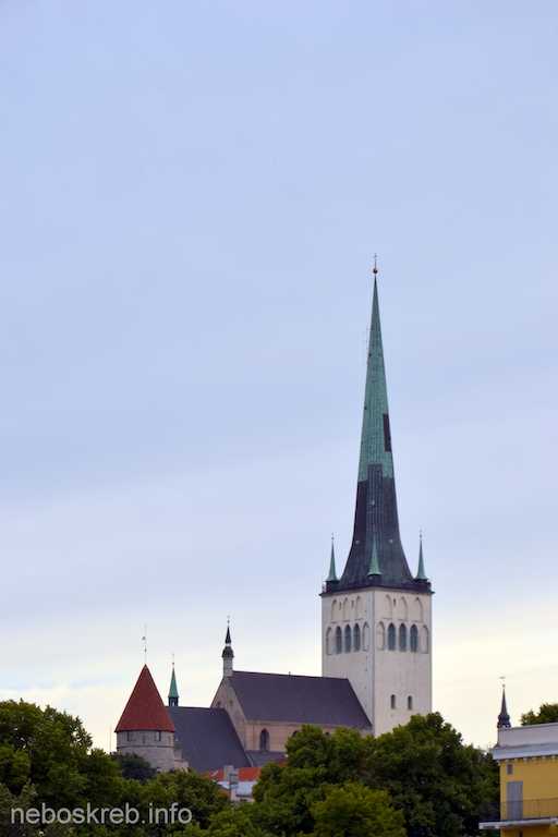 Церковь святого олафа (церковь олевисте) в таллине - храм-рекордсмен