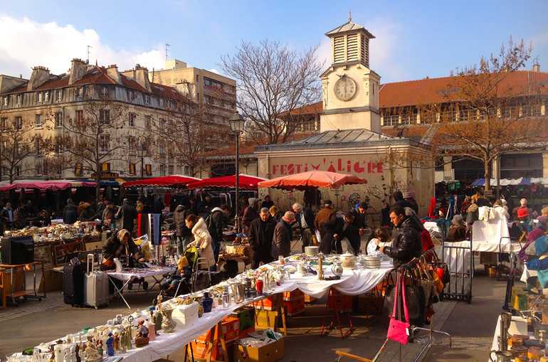 Рынки и ярмарки Парижа: Блошиный рынок в Париже...