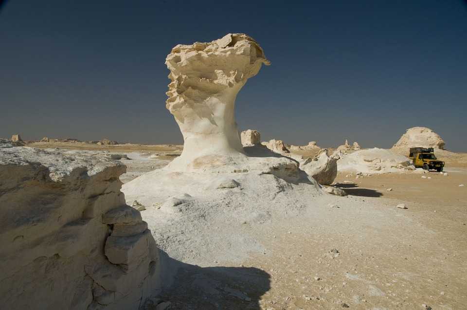Белая пустыня в египте, фото и описание
