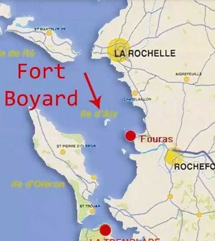 Где находится форт боярд на карте мира