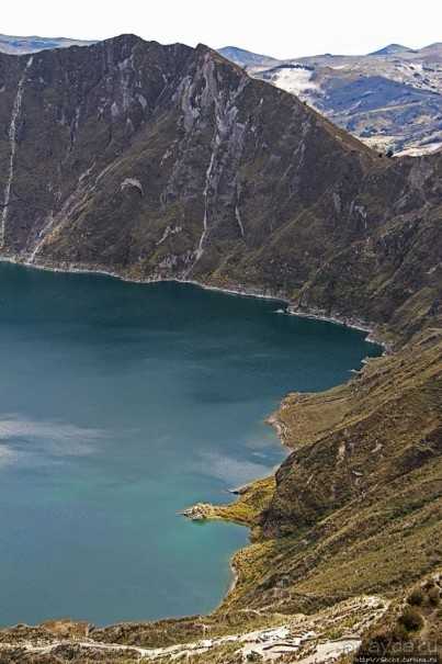 Кратерное озеро килотоа — природная жемчужина эквадора - larus travel