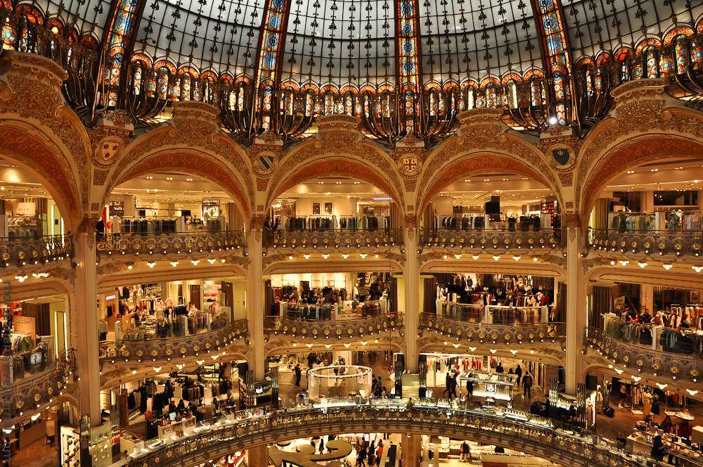 5 самых крупных торговых центров в сердце парижа