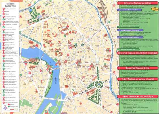 Маршрут по тулузе: улицы и особняки тулузы - описания, карта, фото