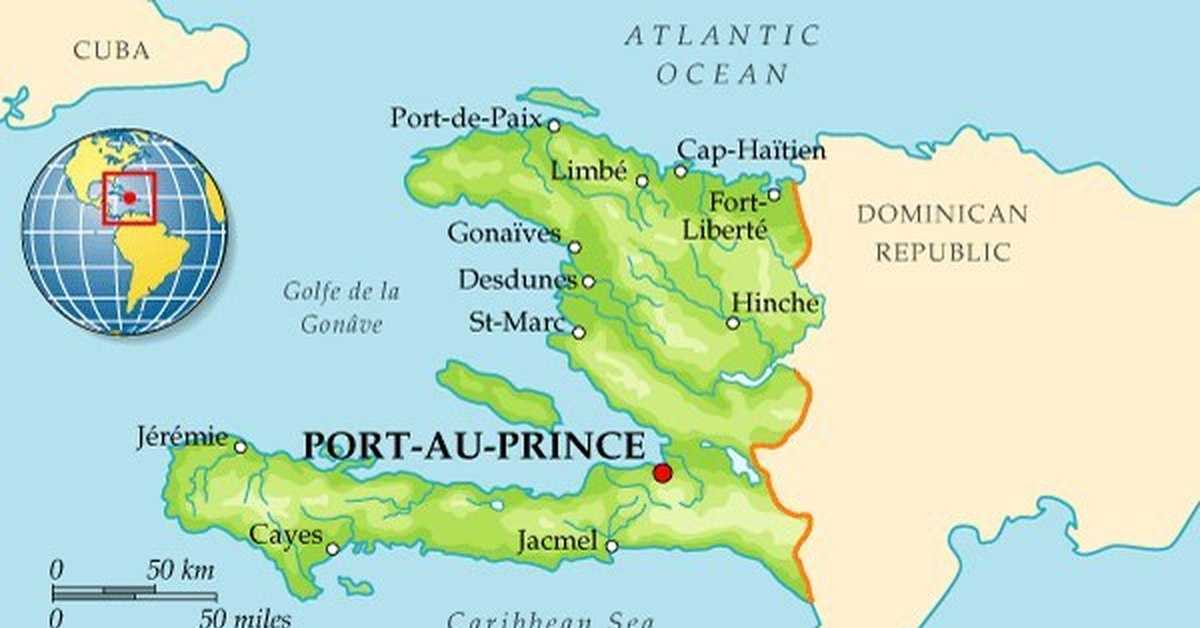 Доминикана на карте мира: где находится, границы