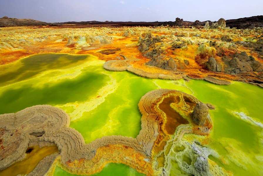Вулкан даллол - космическая красота эфиопии  — новости оптом