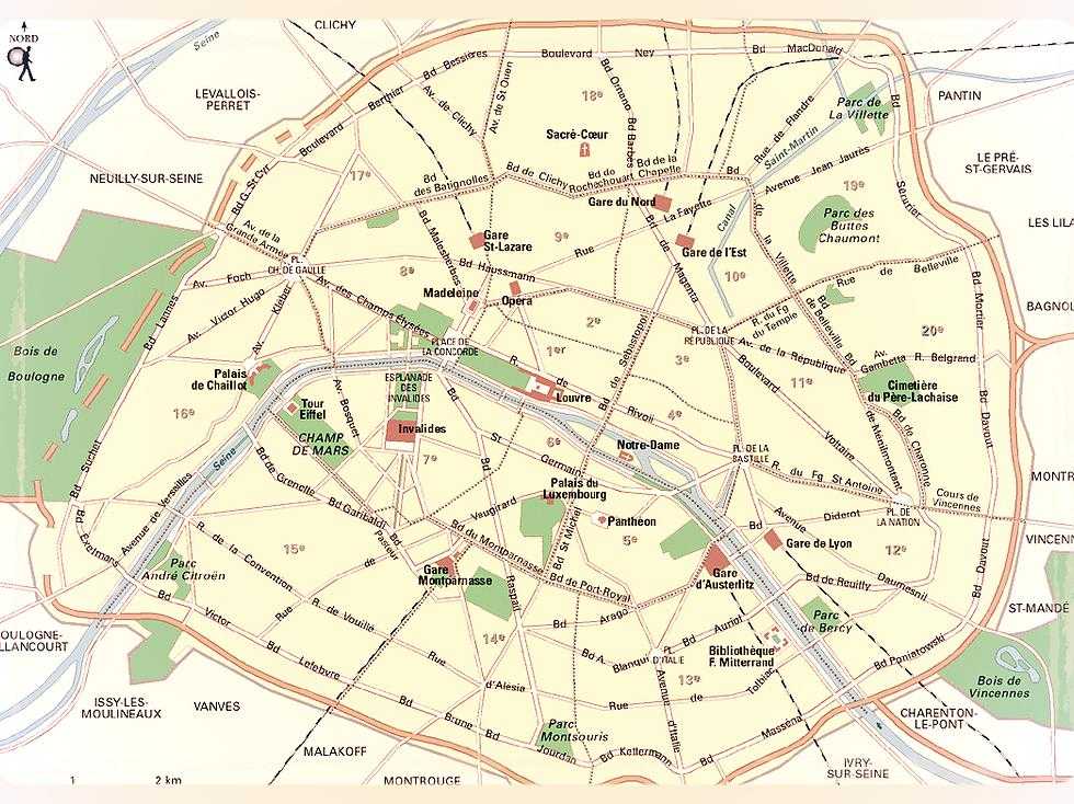 Достопримечательности парижа на карте | paris10.ru: все про париж!