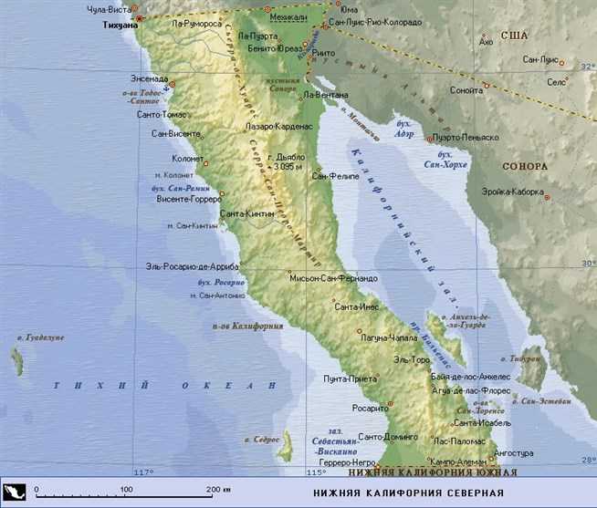 Латинская америка: что посмотреть в штате нижняя калифорния?