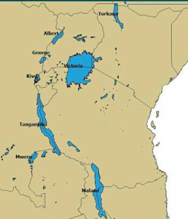 Озеро альберт на карте — мир африки
