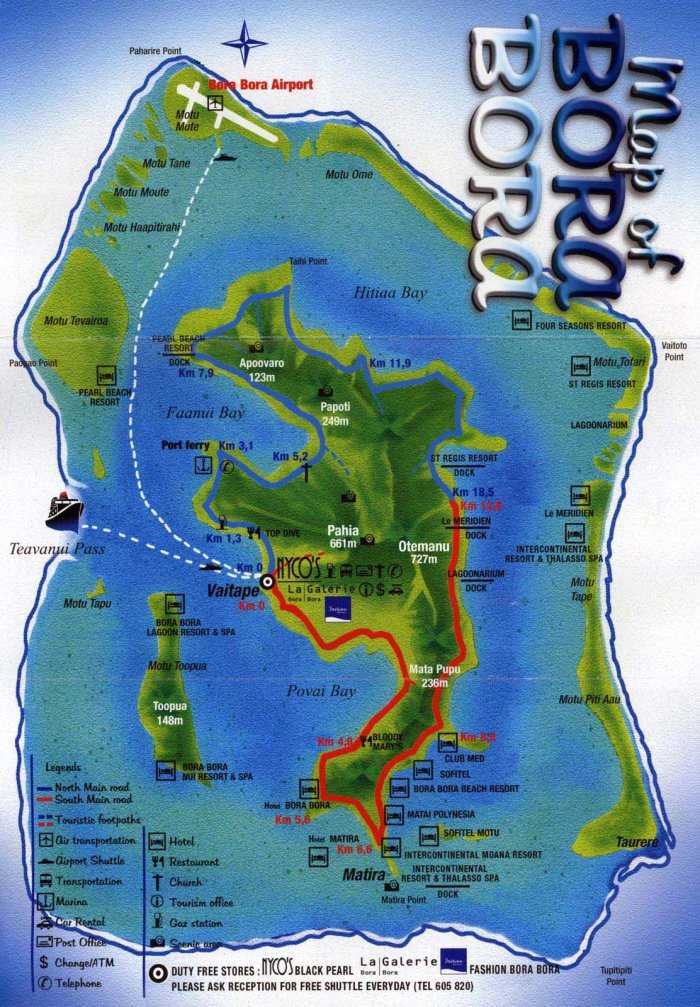 Бора-бора - описание, фото, где находится остров на карте мира
