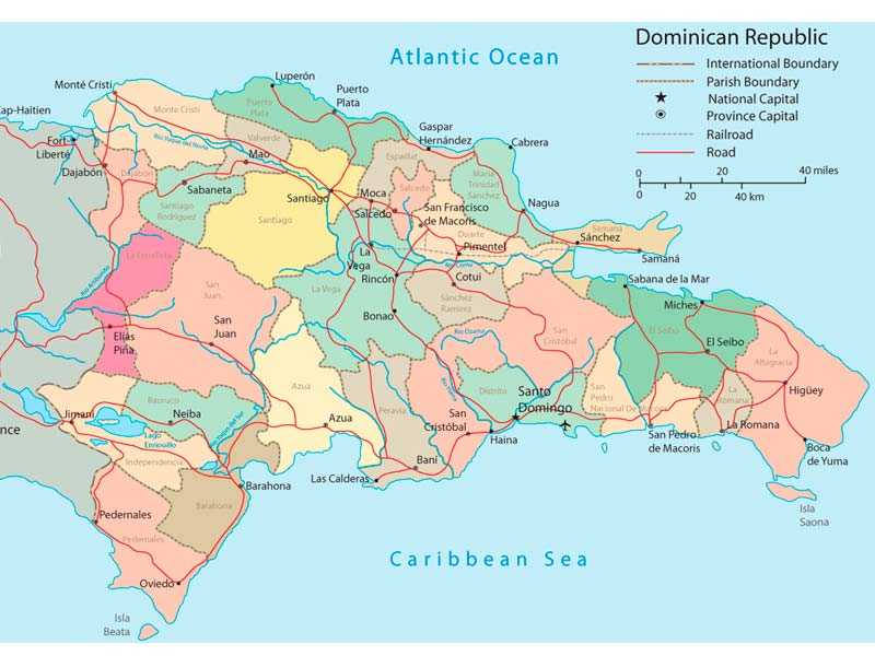 Доминикана на карте мира: где находится, границы