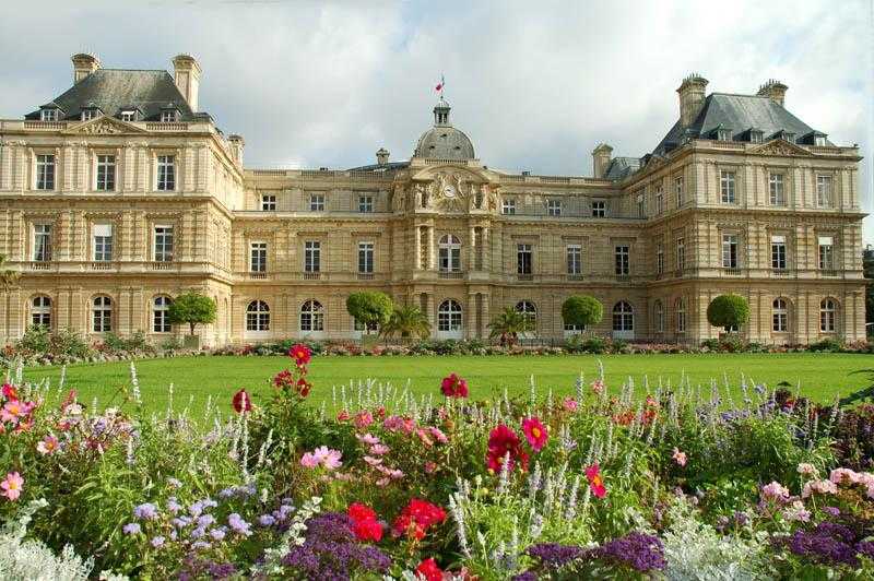 Париж, люксембургский сад. фонтан марии медичи