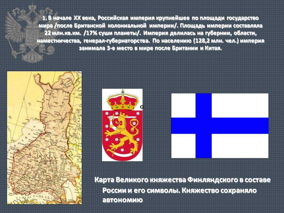 Финляндия в составе российской империи когда вошла, получила независимость