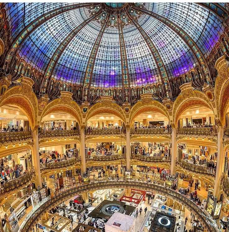 Галерея лафайет в париже: история, магазины, как добраться