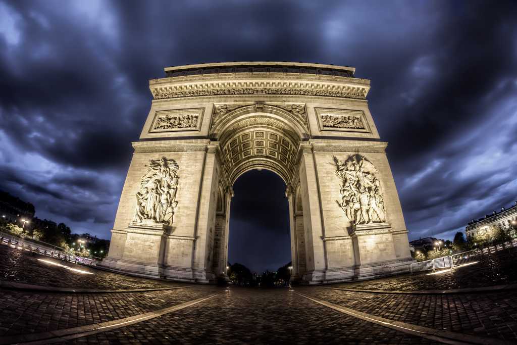 Триумфальная арка в париже: описание, история, фото
