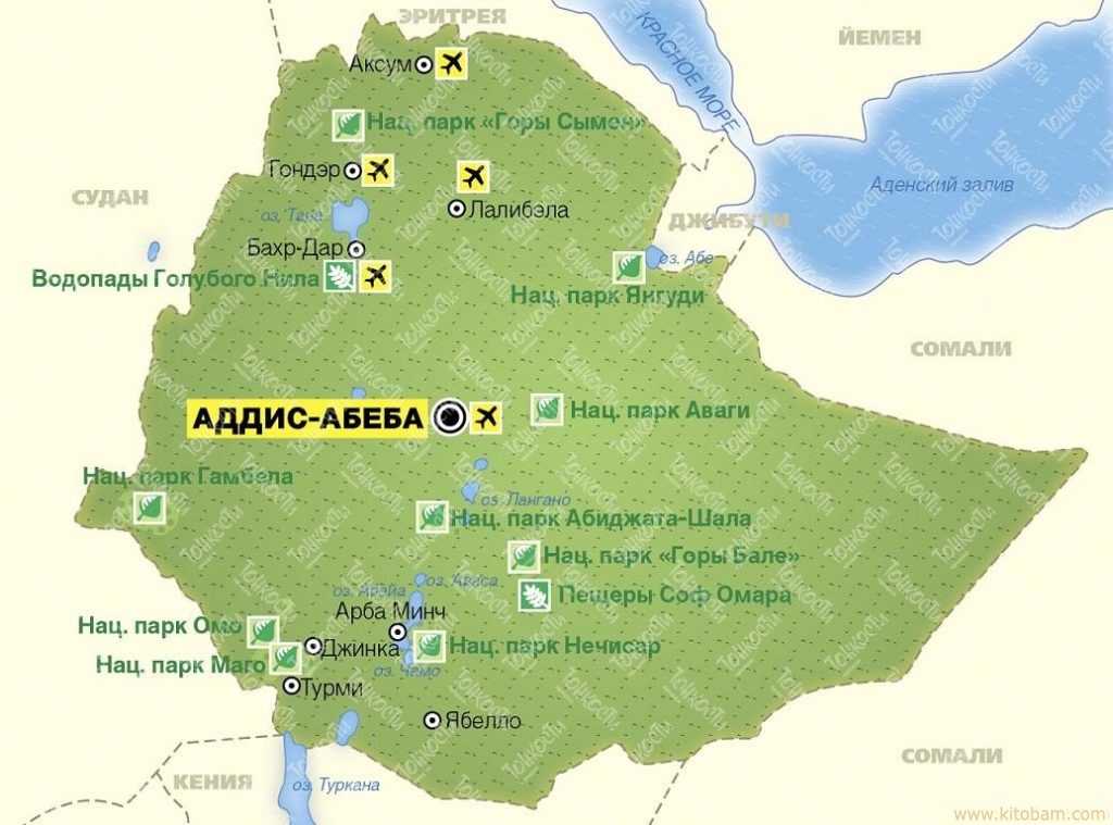 Эфиопия — путеводитель викигид wikivoyage