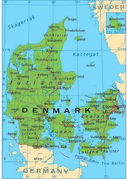 Дания – снежное королевство загадочной скандинавии