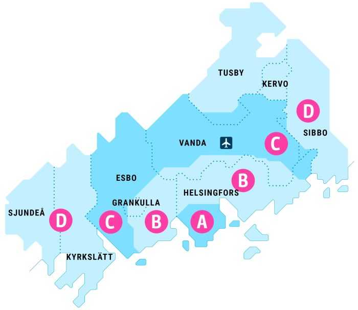 Районы хельсинки