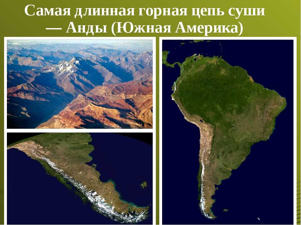 Анды - где находятся на карте, высота, поясность, координаты, материк и интересные факты