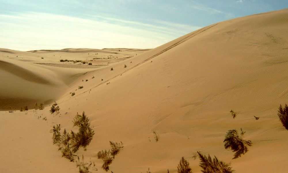 Пустыня такла-макан