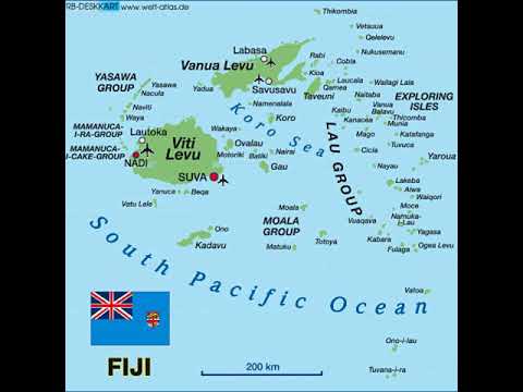 Страны мира - фиджи: расположение, столица, население, достопримечательности, карта