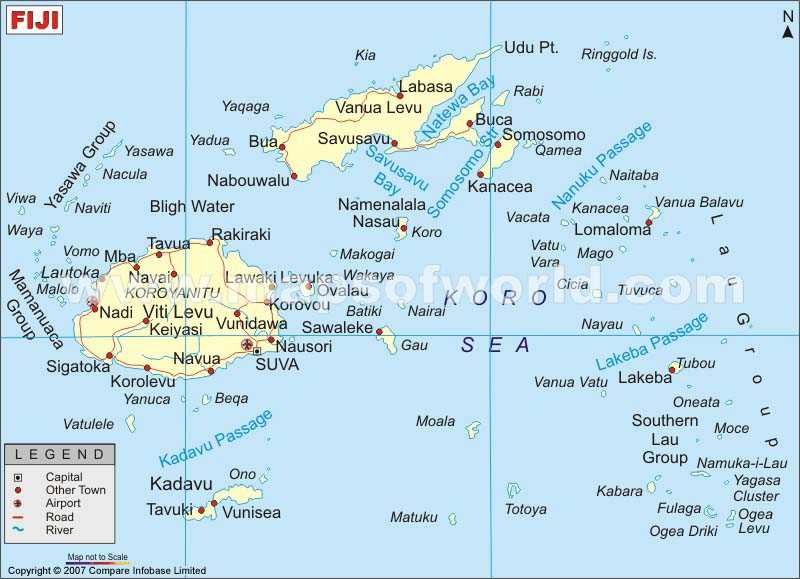 Карта моря фиджи, где находится море фиджи на карте мира