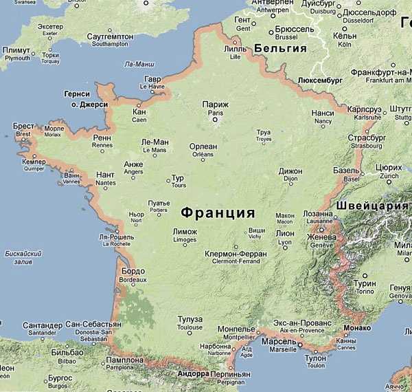 Карты франции | большие карты франции с возможностью скачать и распечатать