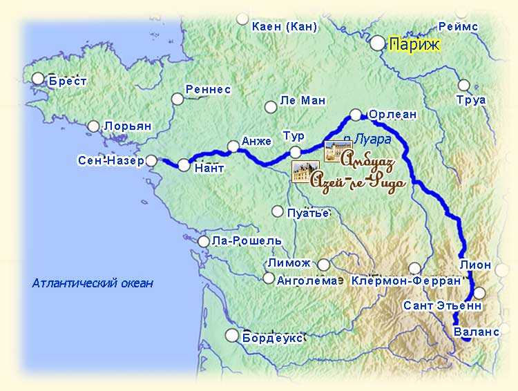 Река сена на карте франции течёт через париж