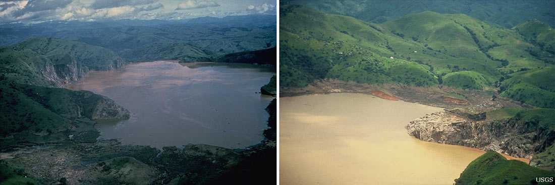 Взрывоопасное озеро киву — водоем способный погубить все живое в радиусе 100 км (5 фото + видео)