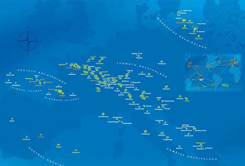 Французская полинезия ☀️ где находится на карте мира, столица папеэте, достопримечательности с фото, цветок тиаре, пляжи, туры и отдых, как добраться, атоллы рангироа и тикехау, отзывы туристов