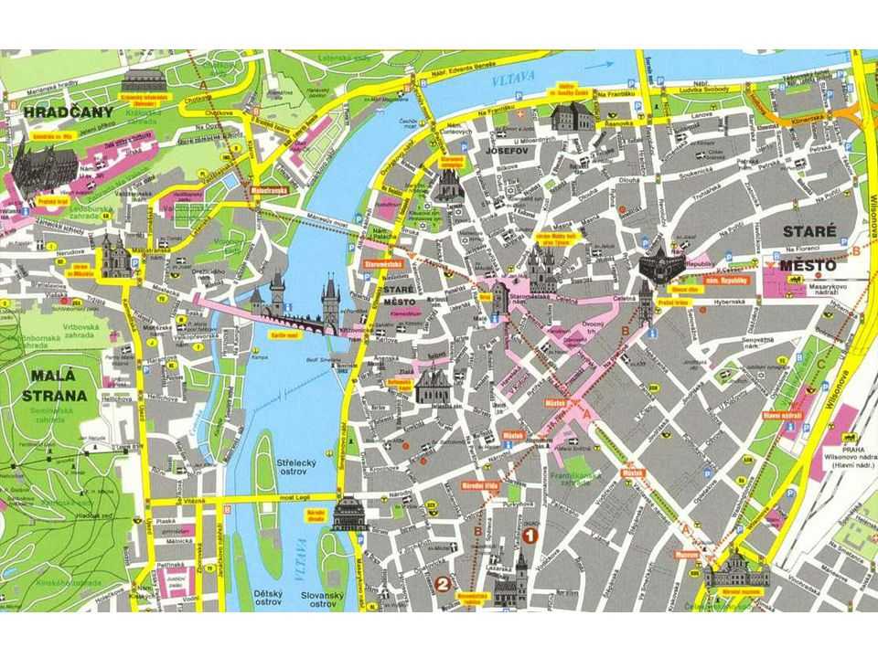 Узнай где находится Старе Место на карте Праги (С описанием и фотографиями). Старе Место со спутника