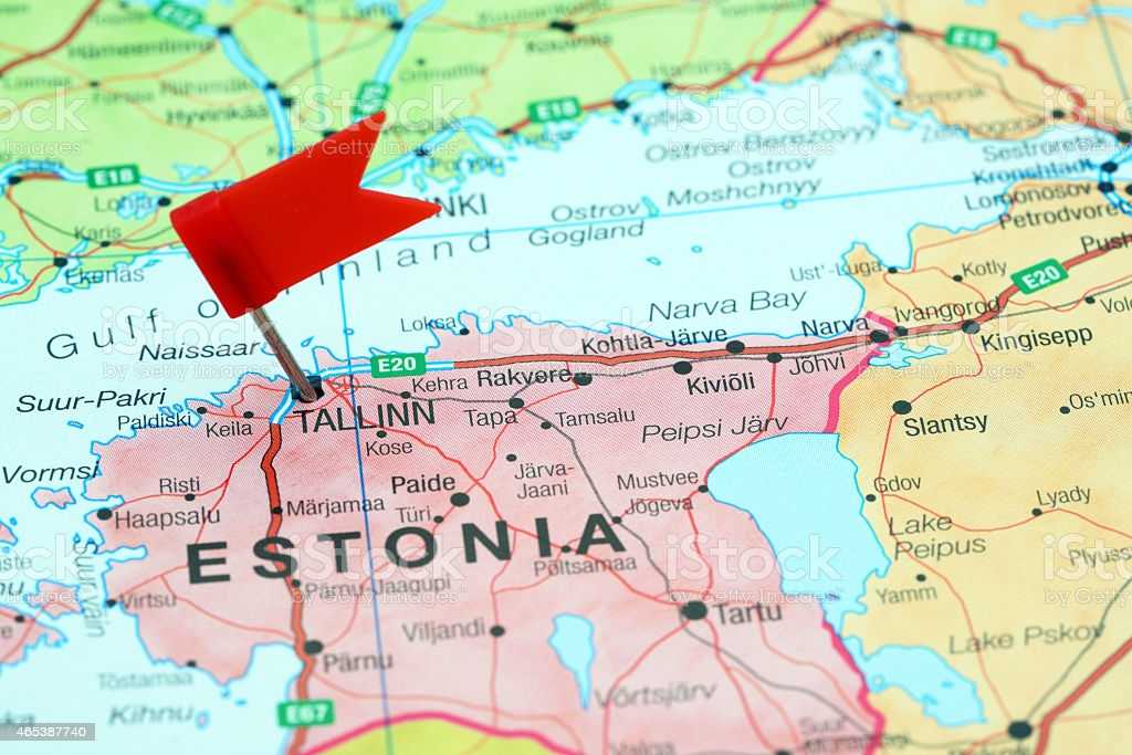 Карта эстонии