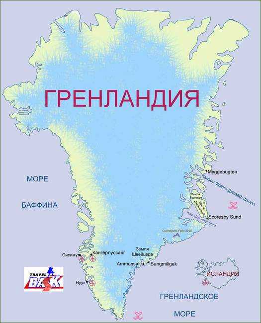 Остров гренландия: всё жизни людей, достопримечательности