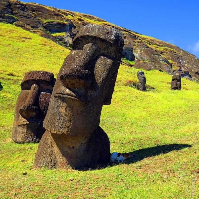 Остров пасхи: статуи. описание и фото