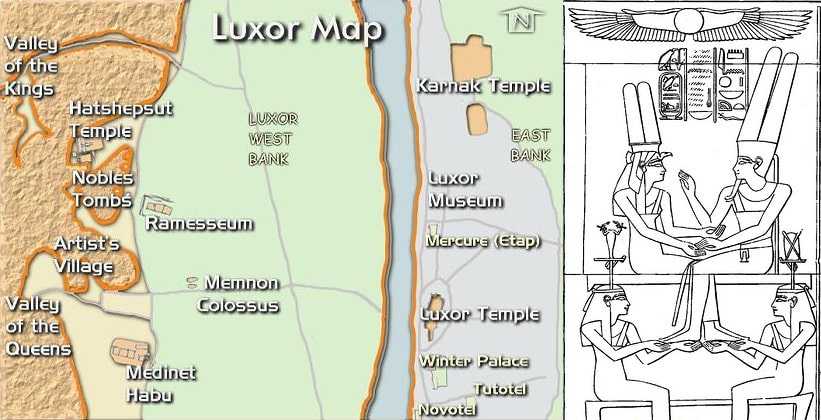 Достопримечательности луксора: храмы, гробницы, некрополи
