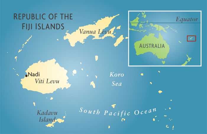 Интерактивная карта фиджи - поиск достопримечательностей | походные и велосипедные маршруты