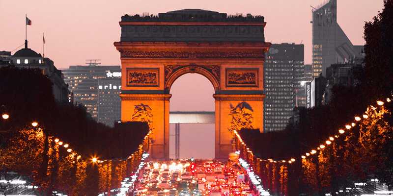Триумфальная арка в париже: описание, фото, история | paris-life.info
