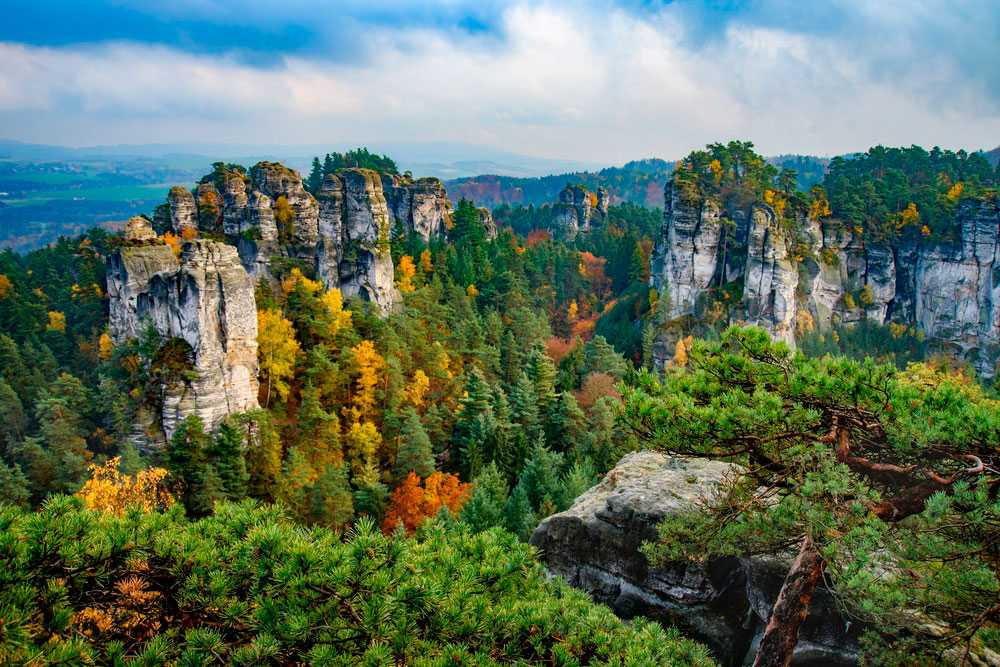 Чехия, чешский рай: красивые места севернее от турнова – видео