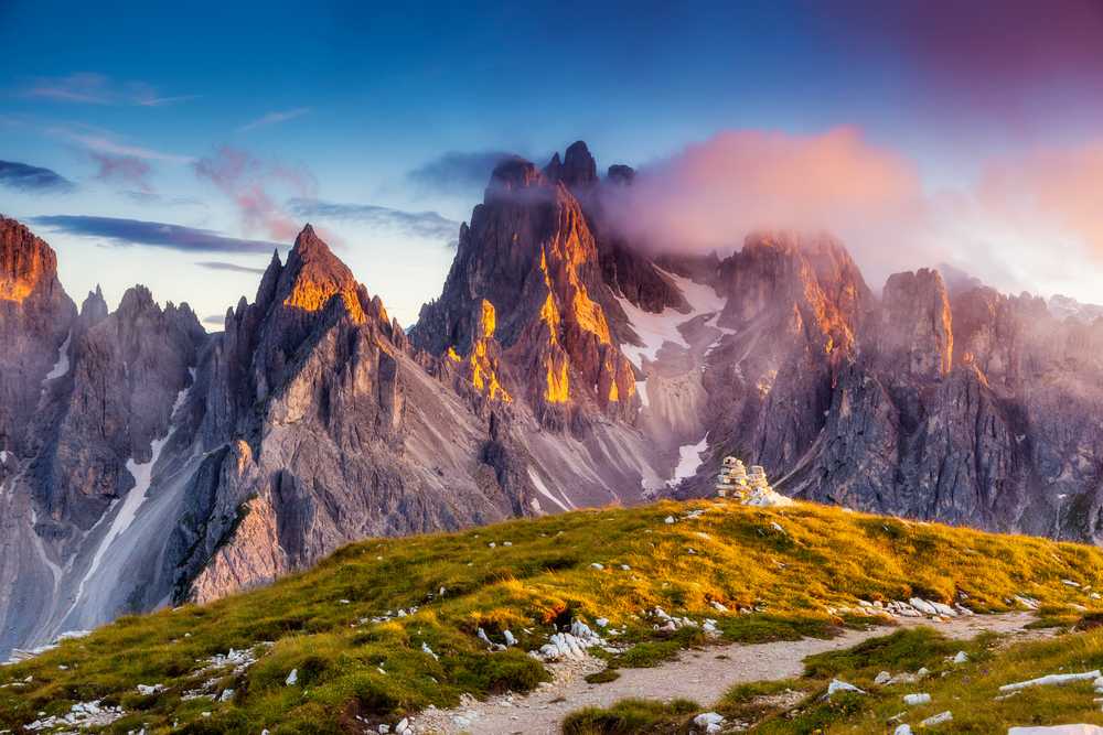 Национальный парк и горы tre cime di lavaredo | ренткарус